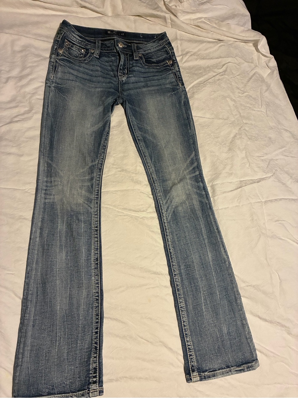 Miss Me Light Blue Flare Jeans
